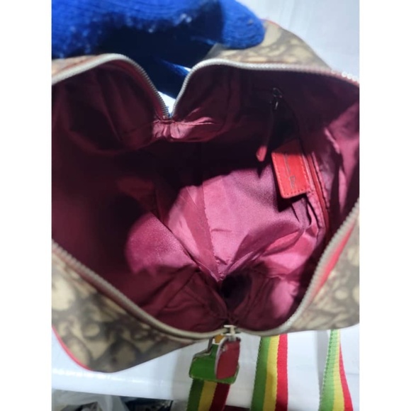 Authentic CHRISTIAN DIOR Diorissimo Rasta Messenger Bag - Picture 13 of 13